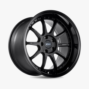 ESR Wheels CS12 Blank 19x9.5 +22 Matte Black Gloss Black Lip