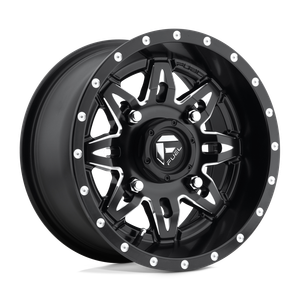 Fuel 1PC LETHAL 8x180 20x10 -12 Full Black