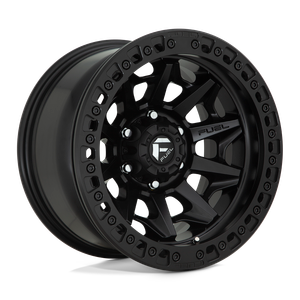 Fuel 1PC COVERT 6x139.7 16x8 +1 Double Dark Tint W/ Black Lp