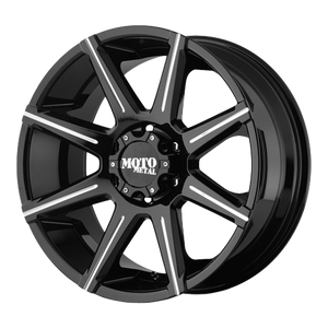 Moto Metal MO966 BLANK 20x9 +18 Gloss Black Milled