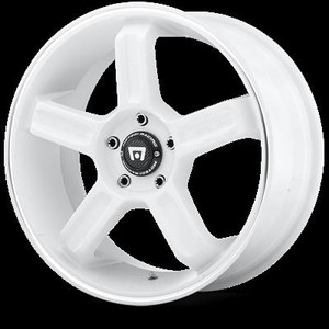 Motegi MR122 5x114.3 / 5x120.65 18x8 +35 White Machined