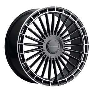 MV Forged MVF40 Blank 22x10.5 BLANK Gloss Black Diamond Ring