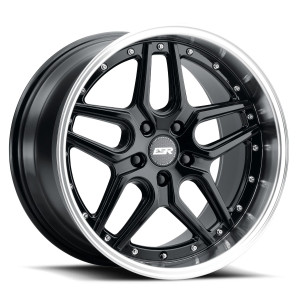 ESR Wheels CS15.2 Blank 18x8.5 +35 Gloss Black Machine Lip