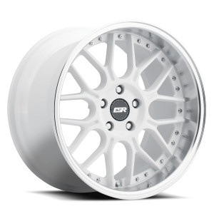ESR Wheels CS18 Blank 18x9.5 BLANK Gloss White Machine Lip