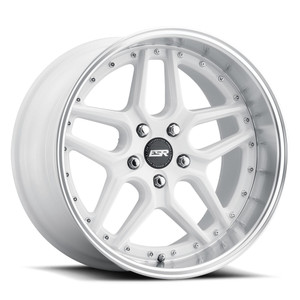 ESR Wheels CS15 5x120 18x9.5 +35 Gloss White Machine Lip