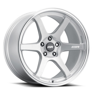 ESR Wheels APX6 Blank 19x10.5 +22 Hyper Silver Machine Lip