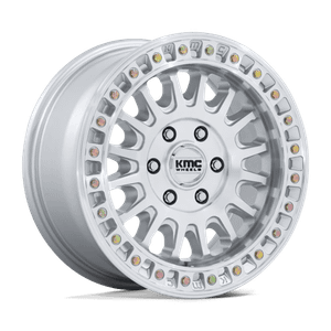KMC IMS 6x139.7 17x8 +32 Gloss Silver W/ Machined Face