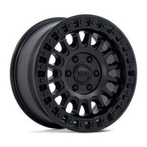 KMC IMS 6x130 17x8 +32 Matte Black W/ Gloss Black Lip