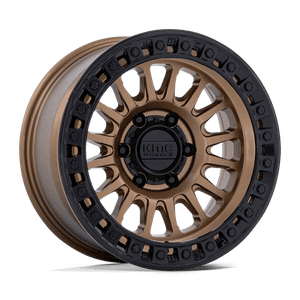 KMC IMS 5x127 17x8 +32 Matte Bronze W Gloss Black Lip