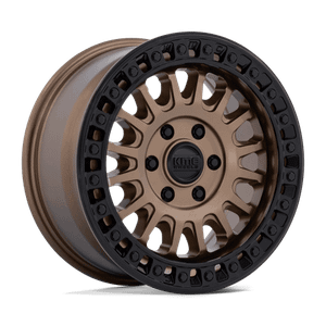 KMC IMS 6x139.7 17x8 +32 Matte Bronze W Gloss Black Lip