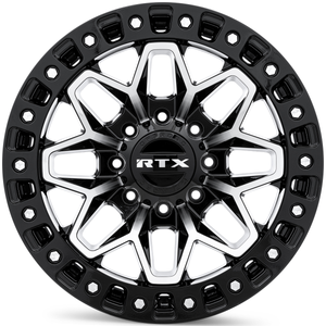 RTX Zion 8x165.1 18x9 +20 Gloss Black Machined