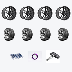 MRR M392 5x115 20x9.5 +12 Matte Black fit Charger Challenger + Nexen NEX N'Fera SUR4G 275/40R20 — 2021 Dodge Challenger SXT Wheel & Tire Package