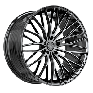 Arvano AV-50 Blank 24x10 +20 Gloss Black & Brushed Double Dark Tint