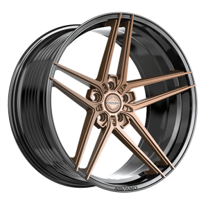 Arvano AV-52 Blank 22x10.5 +42 Matte Bronze & Gloss Black