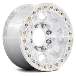 US Mag 1PC MIRAGE 5x120.65 24x10 -7 Brushed Face Polished Lip