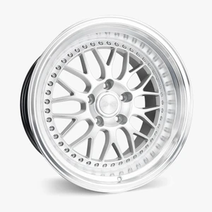 ESR Wheels SR01 5x108 18x10.5 +22 Hyper Silver Machine Lip