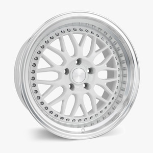 ESR Wheels SR01 5x120 19x9.5 +35 Gloss White Machine Lip