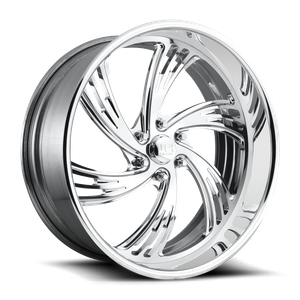 US Mag 1PC OUTRAGE 6 6x139.7 24x10 +25 High Luster Polished