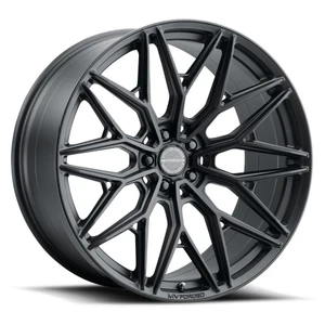 MV Forged MVF2 5x114.3 22x12 +25 Satin Black