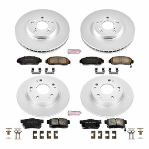 Power Stop 04-08 Acura TSX Front & Rear Z17 Evolution Geomet Coated Brake Kit - CRK2297