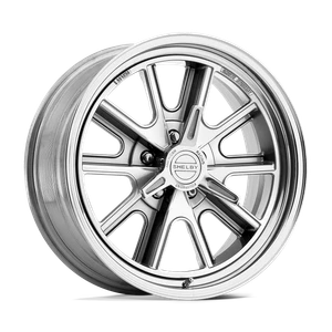 American Racing Vintage SHELBY COBRA 5x114.3 18x9.5 +0 Two-pc Mag Gray Polish Barrel