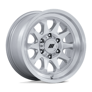 Pro Comp Alloys BEACON 6x135 17x8 +20 Gloss Silver W/ Machined Face