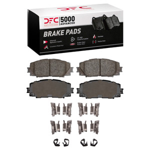 DFC 06-18 Toyota Yaris (USA/Canada) Front 5000 Advanced Ceramic Brake Pads and Hardware Kit - 1551-1184-01