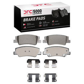 DFC 20-25 Hyundai Sonata Rear 5000 Advanced Ceramic Brake Pads and Hardware Kit - 1551-2299-01