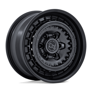 Black Rhino Hard Alloys BASTION 6x130 17x8 +32 Gun Black W/ Matte Black Lip