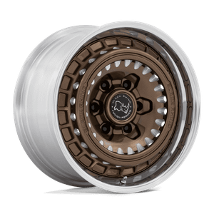 Black Rhino Hard Alloys BASTION 6x139.7 17x8.5 +25 Gloss Bronze Milled W/ Polishe