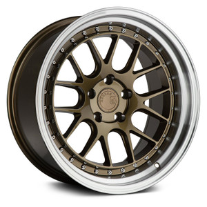 Aodhan DS06 5x114.3 19x9.5 +30 Bronze W/machined Lip