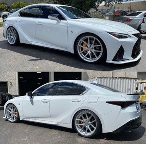Aodhan AFF3 5x120 19x8.5 +35 Gloss Silver Machined Face