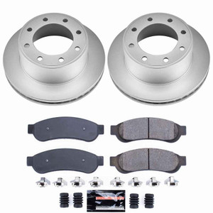 PowerStop Power Stop 10-12 Ford F-250 Super Duty Rear Z23 Coated Brake Kit - CPK5578-23