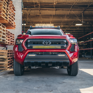 Cali Raised LED Cali Raised 2024+ Toyota Tacoma 32In Lo Pro Grille Led Light Bar Kit For - One Light Bar - CR4116
