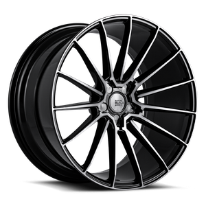 Savini Black di Forza BM16 5x114.3 20x10 +35 Gloss Black Double Dark Tint