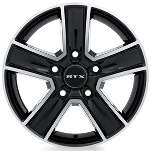 RTX Transit 5x130 16x6.5 +60 Gloss Black Machined