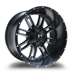 FULL THROTTLE FT8034 135 20x10 -24 Matte Black/ Polished