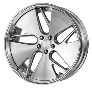 Work Gnosis Cvd 5x108 22x8.5+22 R Disk Composite Buffed And Brushed