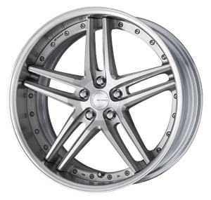 Work Gnosis Gr205 5x112 20x11+45 W Disk Brush Silver Clear