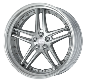 Work Gnosis Gr205 5x120 19x12.5+12 A Disk Composite Buffed And Brushed