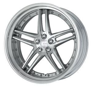 Work Gnosis Gr205 5x120.65 20x8+22 H Disk Composite Buffed And Brushed