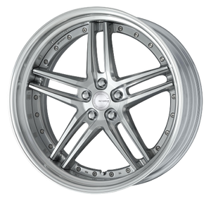 Work Gnosis Gr205 5x115 21x12.5+38 R Disk Composite Buffed And Brushed