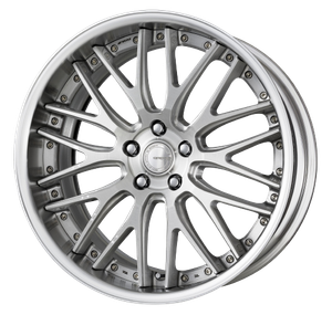 Work Gnosis Gr204 5x108 21x11.5+38 H Disk Brush Silver Clear