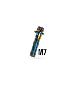 M7x32 Neochrome Wheel Bolt/Nut — Product Photo