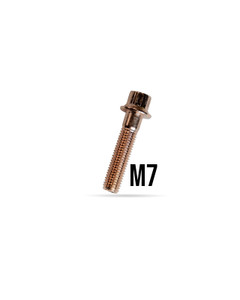 M7x32 Rose Gold Wheel Bolt/Nut — Product Photo