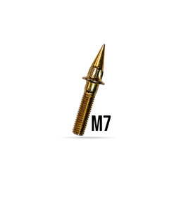 M7x32 Spiked 24K Bolt/Nut — Product Photo