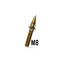 M8x32 Spiked 24K Gold Wheel Bolt/Nut — Product Photo