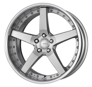 Work Gnosis Gr203 5x120 19x12+30 H Disk Brush Silver Clear