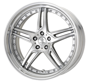 DURANDAL DD5.2 SILVER POLISHED 5x112 19X9.5 +71MM