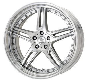 DURANDAL DD5.2 SILVER POLISHED 5x115 18X10.5 +74MM